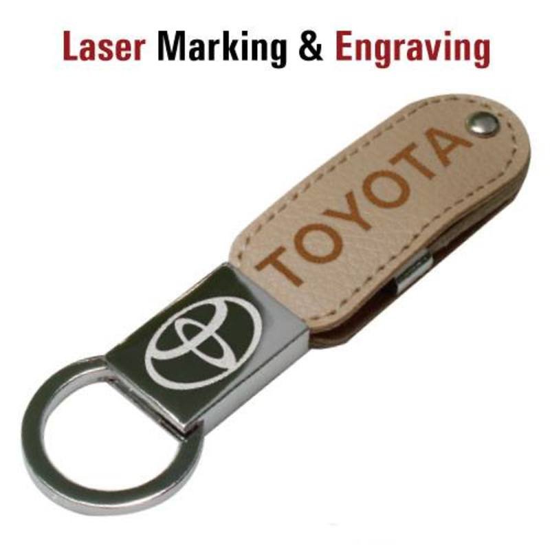 Leather Keychain USB Flash Drives 114a